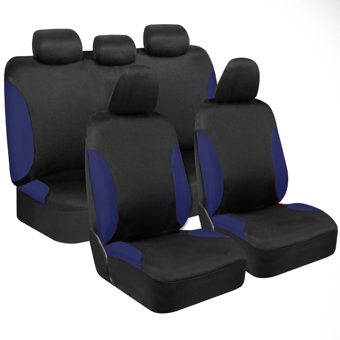Ensemble housses sièges voiture 9 pièces universelles avant arrière appuie-têtes