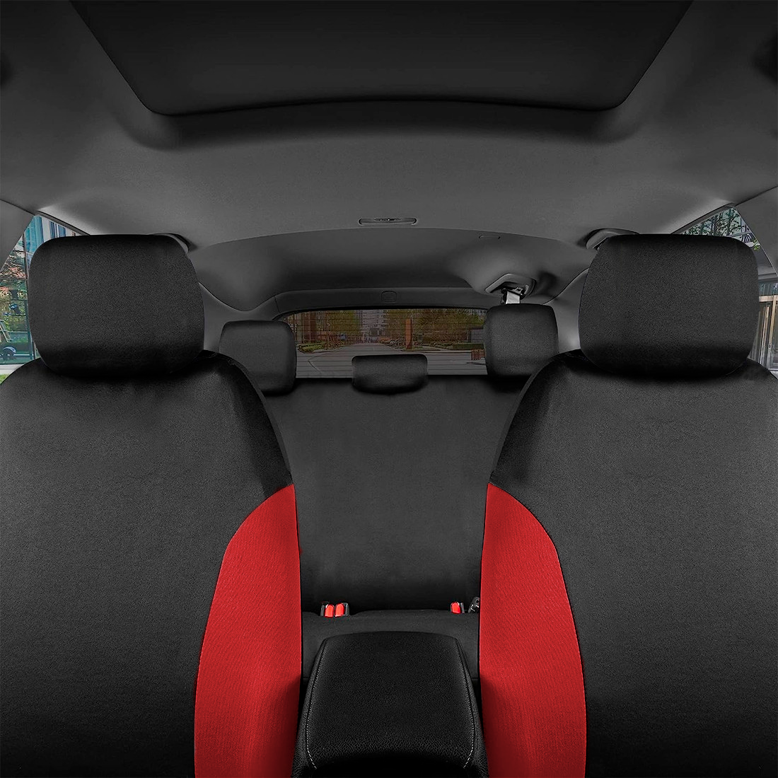 Ensemble housses sièges voiture 9 pièces universelles avant arrière appuie-têtes