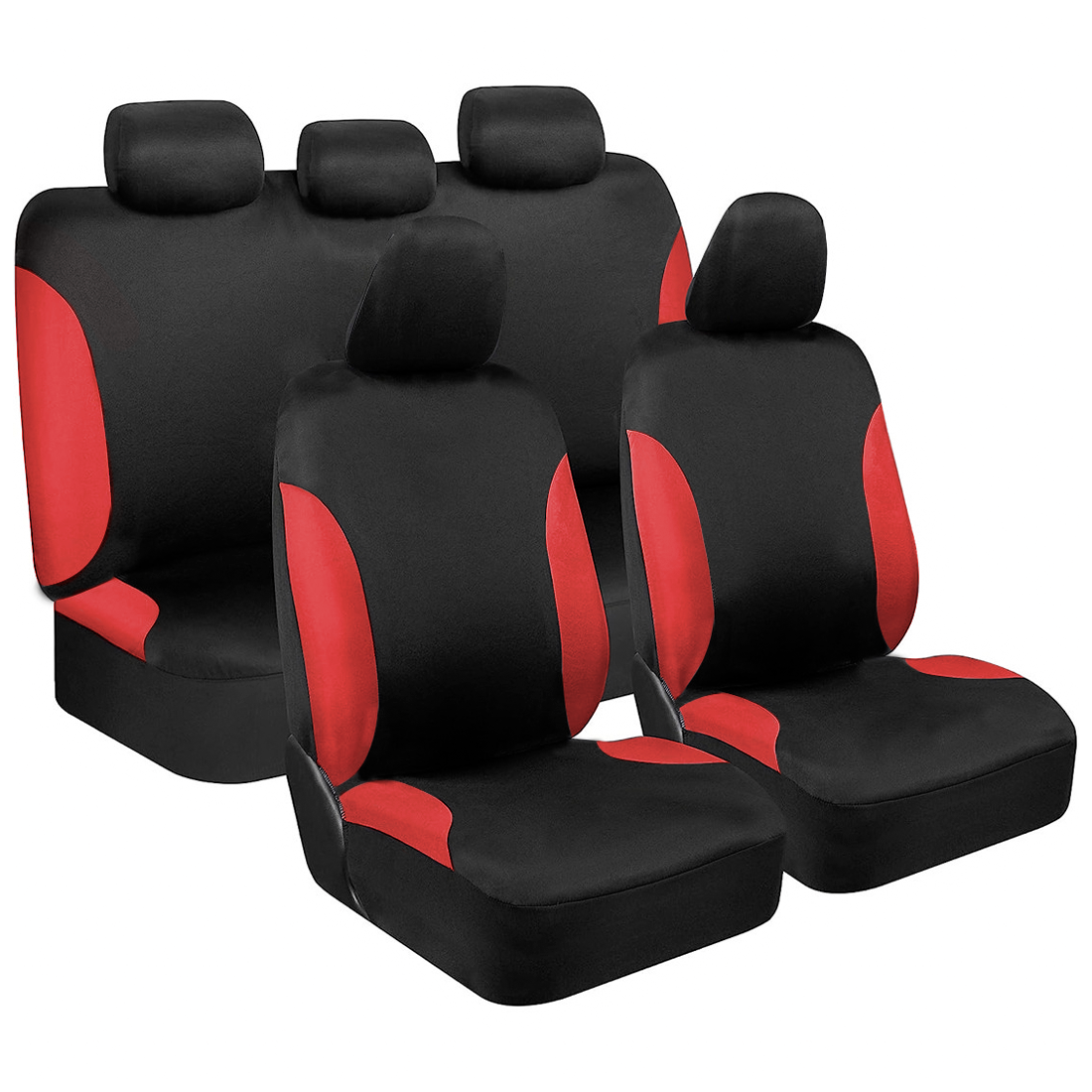 Ensemble housses sièges voiture 9 pièces universelles avant arrière appuie-têtes