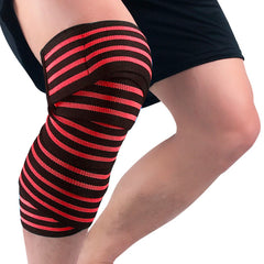 Genouillère élastique avec fermeture velcro anti-déchirure réglable
