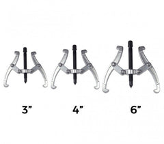 Lot de 3 extracteurs de roulements à 2 pinces (75 - 100 - 150 mm)