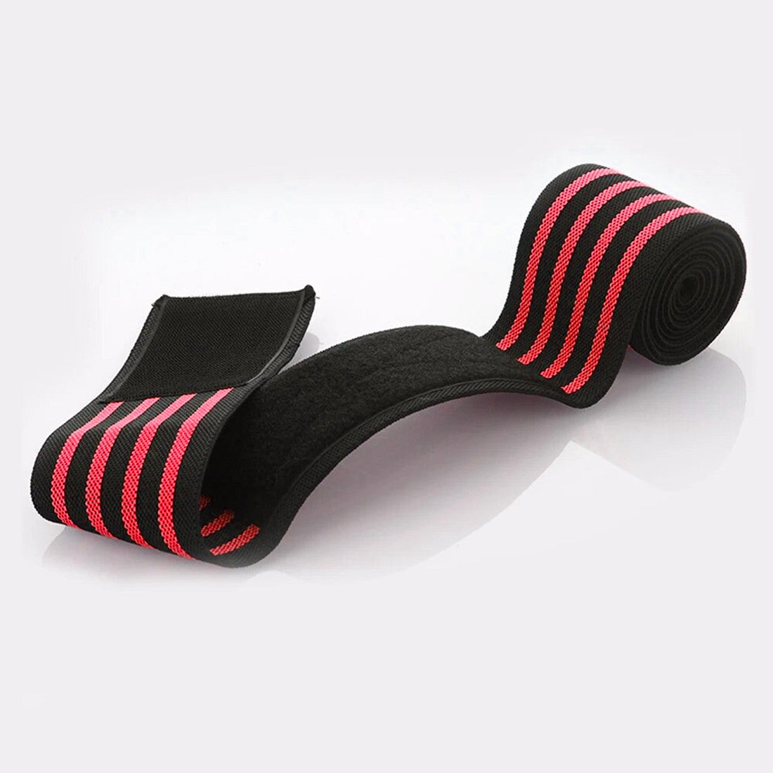 Genouillère élastique avec fermeture velcro anti-déchirure réglable