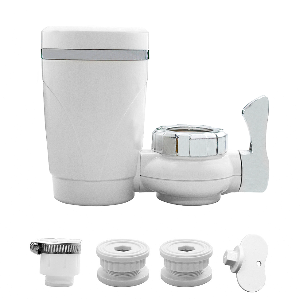 Filtre Purificateur d'Eau Robinet Anti-Calcaire en Cuisine Salle Bain Charbon