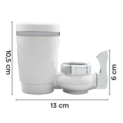 Filtre Purificateur d'Eau Robinet Anti-Calcaire en Cuisine Salle Bain Charbon