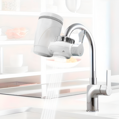 Filtre Purificateur d'Eau Robinet Anti-Calcaire en Cuisine Salle Bain Charbon