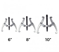 Lot de 3 extracteurs de roulements à 2 pinces (150 - 200 - 250 mm)