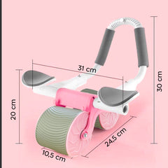 Rouleau Automatique pour Exercices Abdominaux AB Roller avec Retour Automatique
