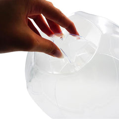 Porte-Panettone Forme de Cloche en Plastique avec Couvercle Transparent Plateau