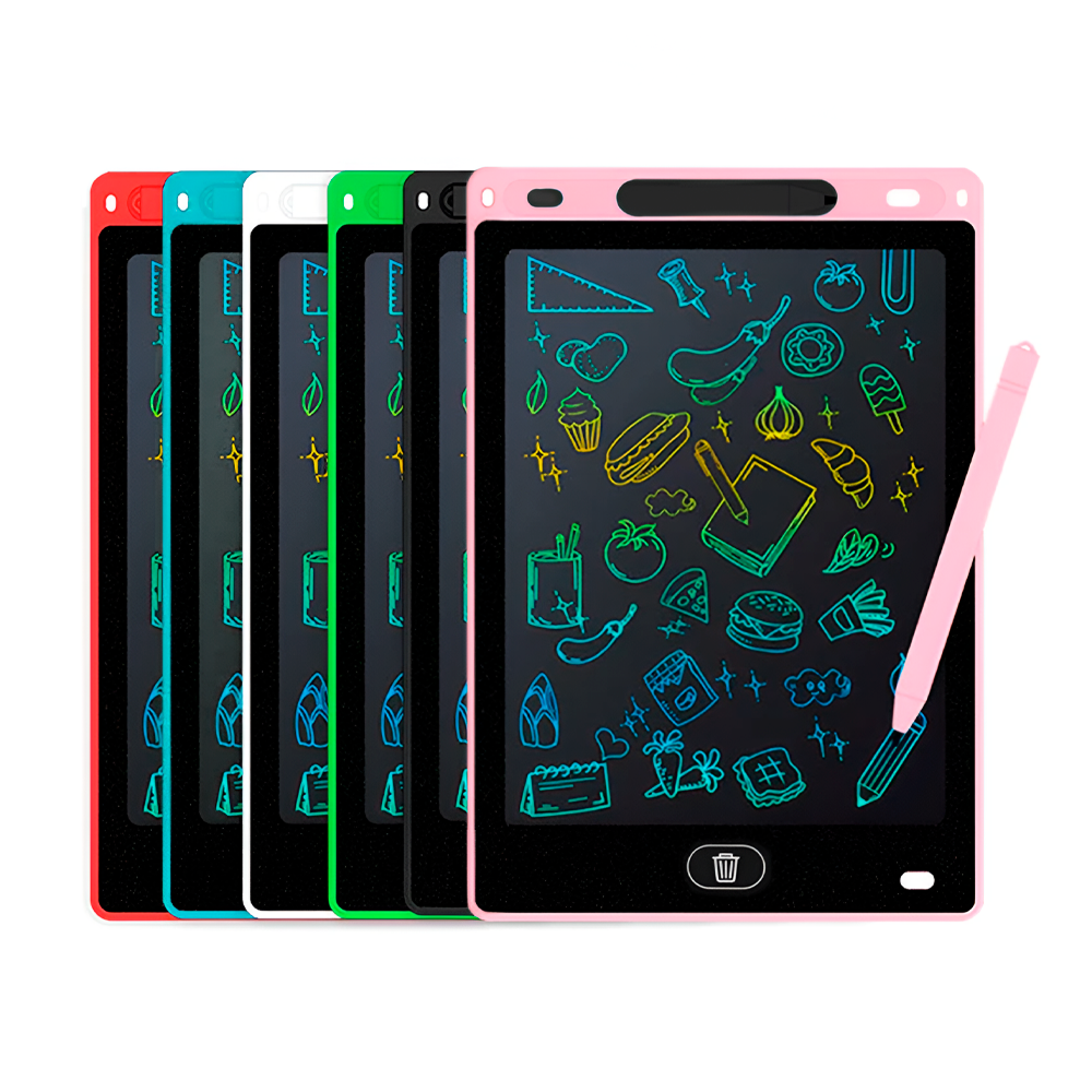Tablette d'écriture effaçable avec écran LCD de 12" pour enfants