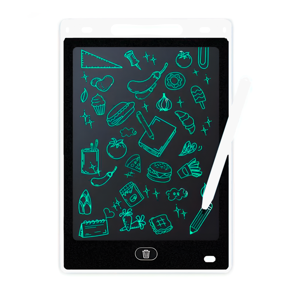 Tablette d'écriture effaçable avec écran LCD de 12" pour enfants