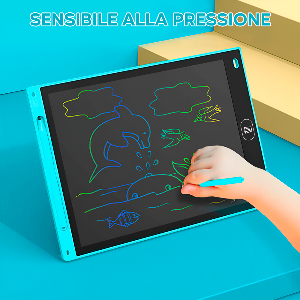 Tablette d'écriture effaçable avec écran LCD de 12" pour enfants