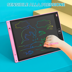 Tablette d'écriture effaçable avec écran LCD de 12" pour enfants