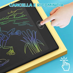 Tablette d'écriture effaçable avec écran LCD de 12" pour enfants