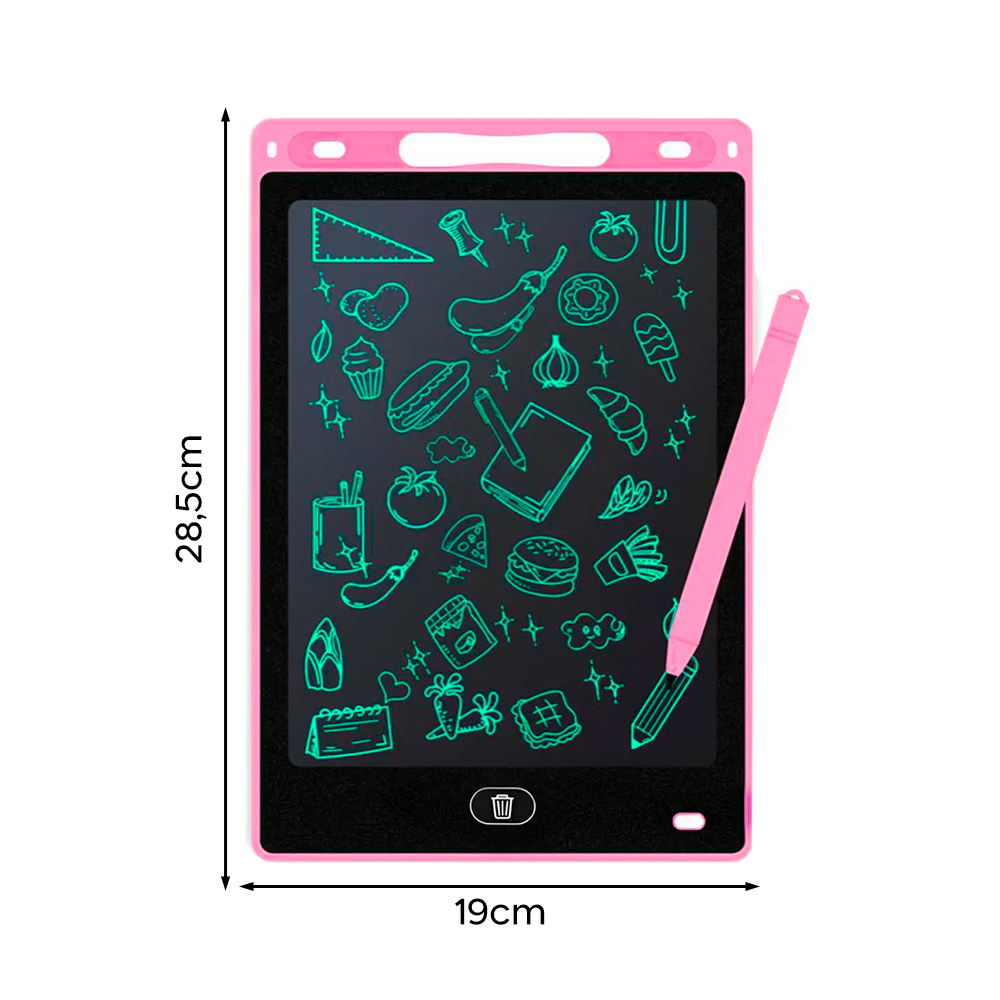Tablette d'écriture effaçable avec écran LCD de 12" pour enfants