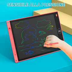 Tablette d'écriture effaçable avec écran LCD de 12" pour enfants