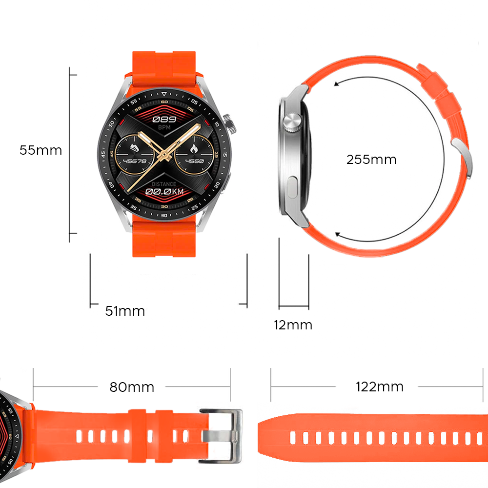 Smartwatch Sport Fitness HW23 PRO écran rond 1,54" Bluetooth IOS Android