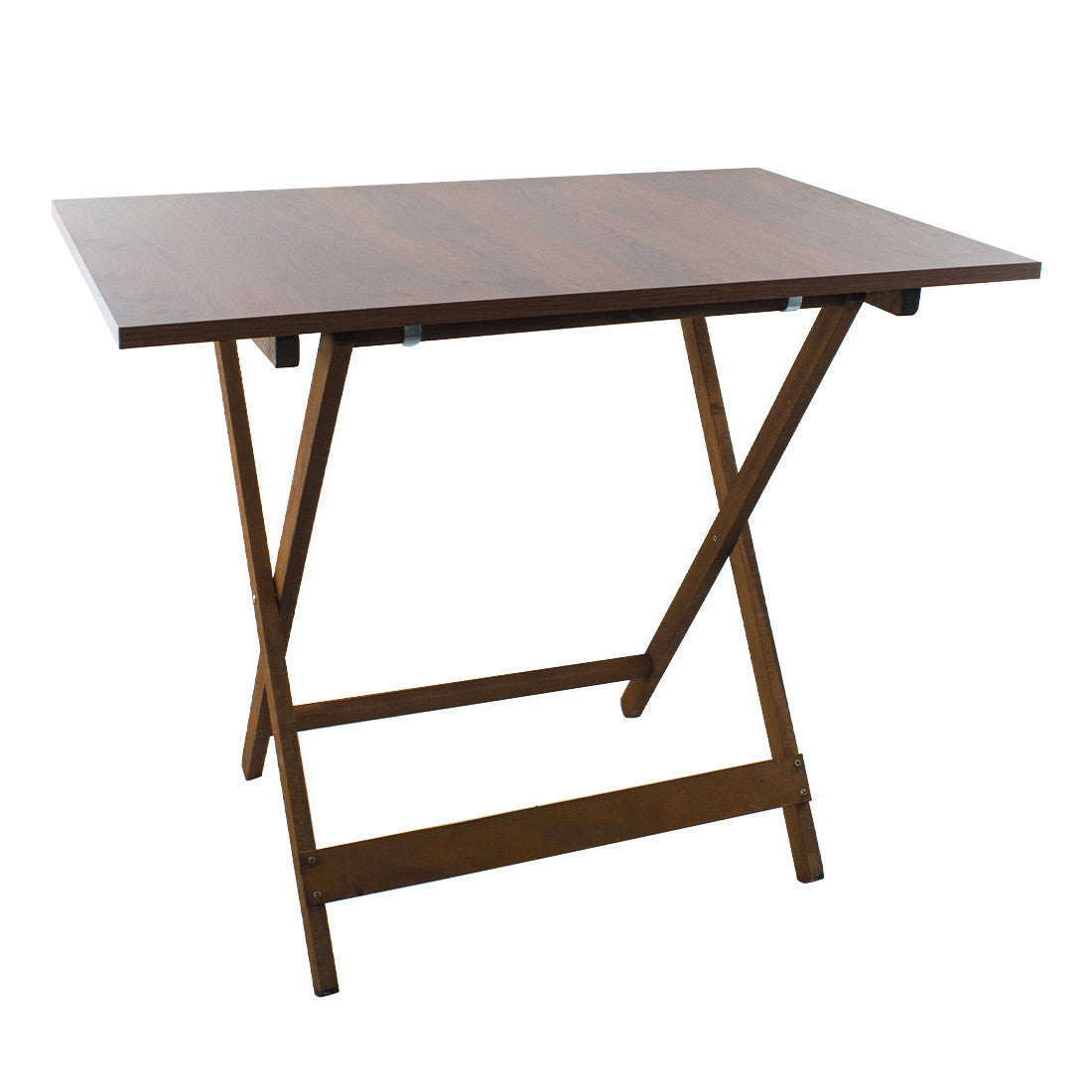 Table de jardin en bois Formica 60x90 F2011 NOYER Pliable Gain de Place