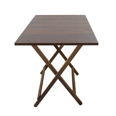 Table de jardin en bois Formica 60x90 F2011 NOYER Pliable Gain de Place