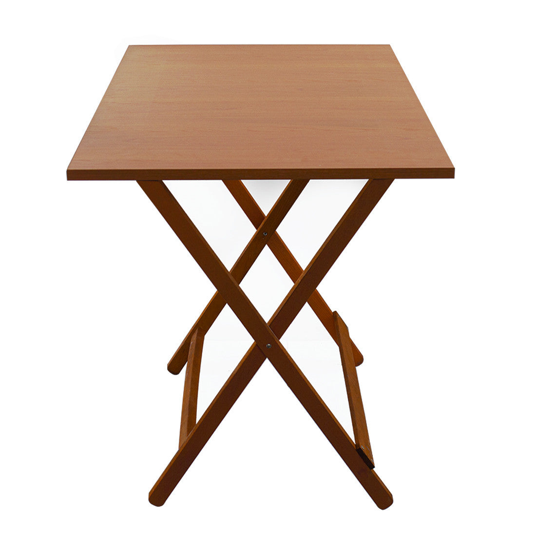 Table de jardin en bois Formica 60x90 F2069 CERISIER Pliable Gain de Place