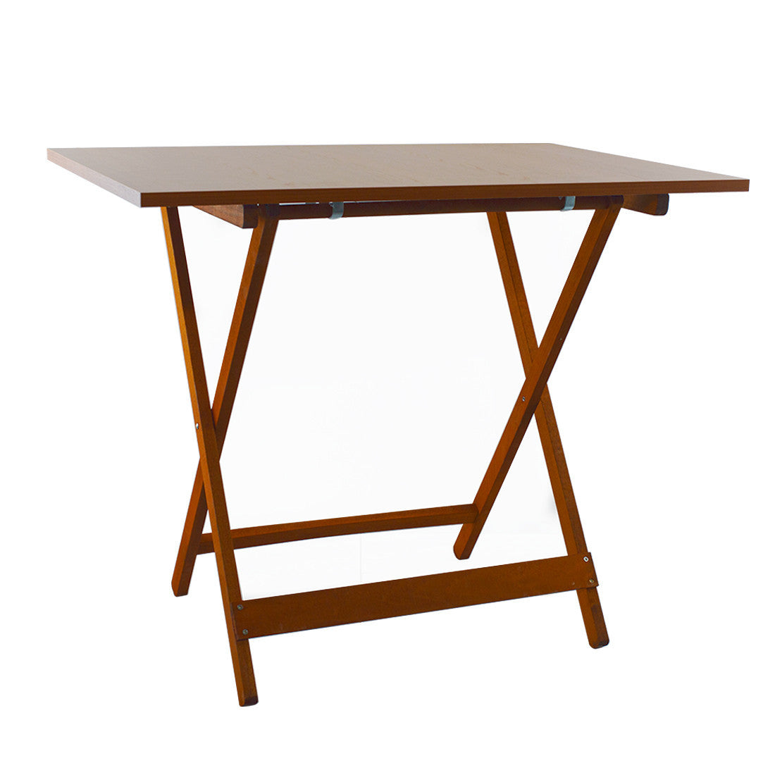 Table de jardin en bois Formica 60x90 F2069 CERISIER Pliable Gain de Place