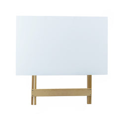 Table de jardin en bois Formica 60x90 F2149 BLANC Pliable Gain de Place