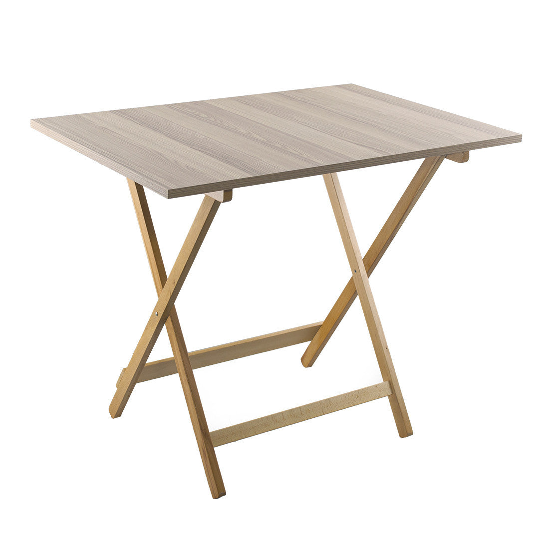 Table de jardin en bois de hêtre Formica 60x90 F2166 Chêne Pliable