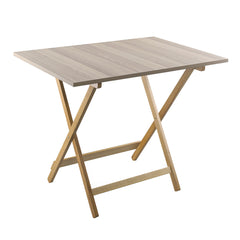 Table de jardin en bois de hêtre Formica 60x90 F2166 Chêne Pliable