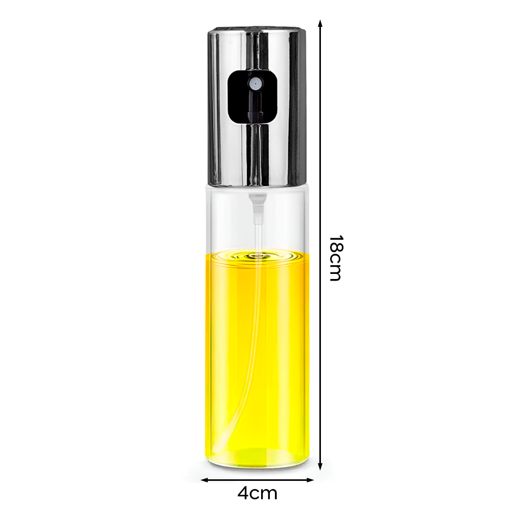 Distributeur d'huile spray nébuliseur de 100 ml en verre pour la friteuse à air