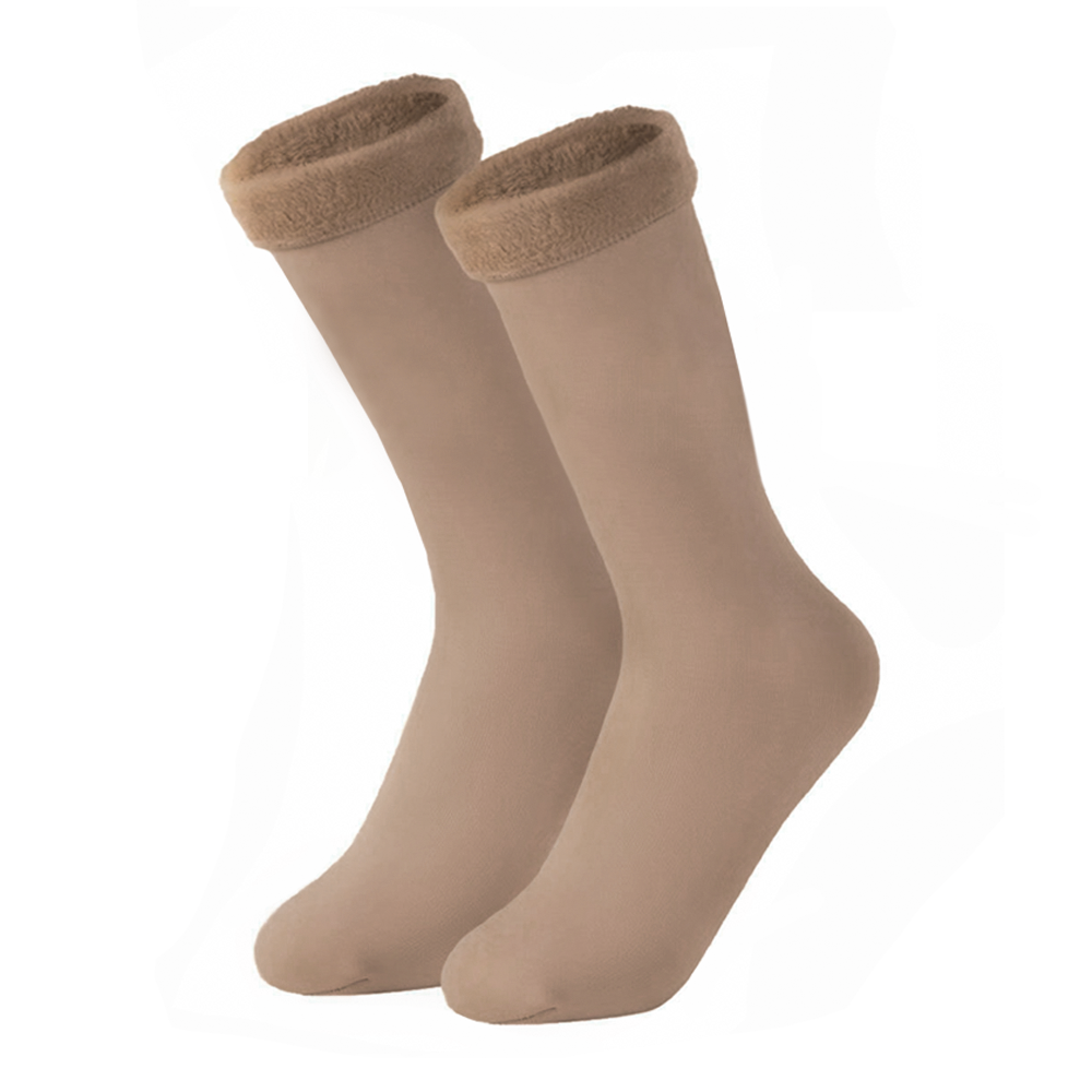 Ensemble chaussettes thermiques hivernales mollets unisexe chaudes taille unique