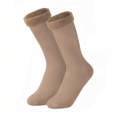 Ensemble chaussettes thermiques hivernales mollets unisexe chaudes taille unique