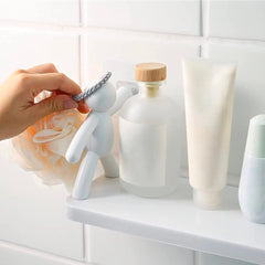 Étagère organisatrice murale sans perçage pour salle de bains et cuisine