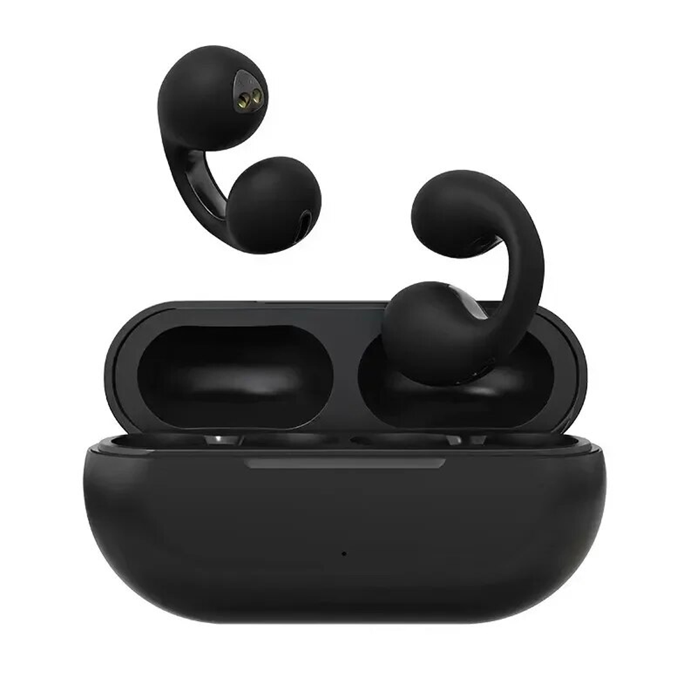 Écouteurs Bluetooth sans fil Rechargeables Conduction Osseuse Pince d'Oreille