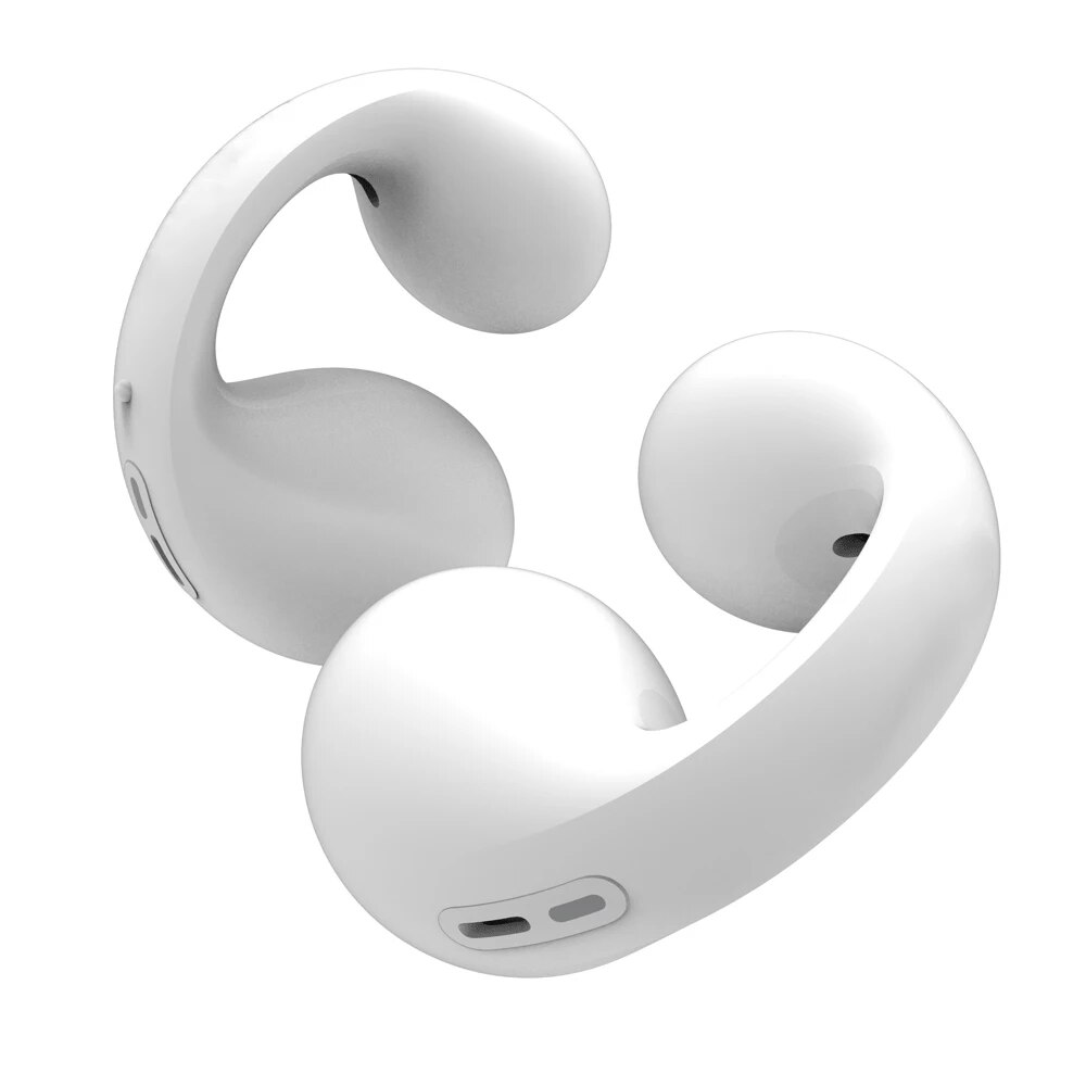 Écouteurs Bluetooth sans fil Rechargeables Conduction Osseuse Pince d'Oreille