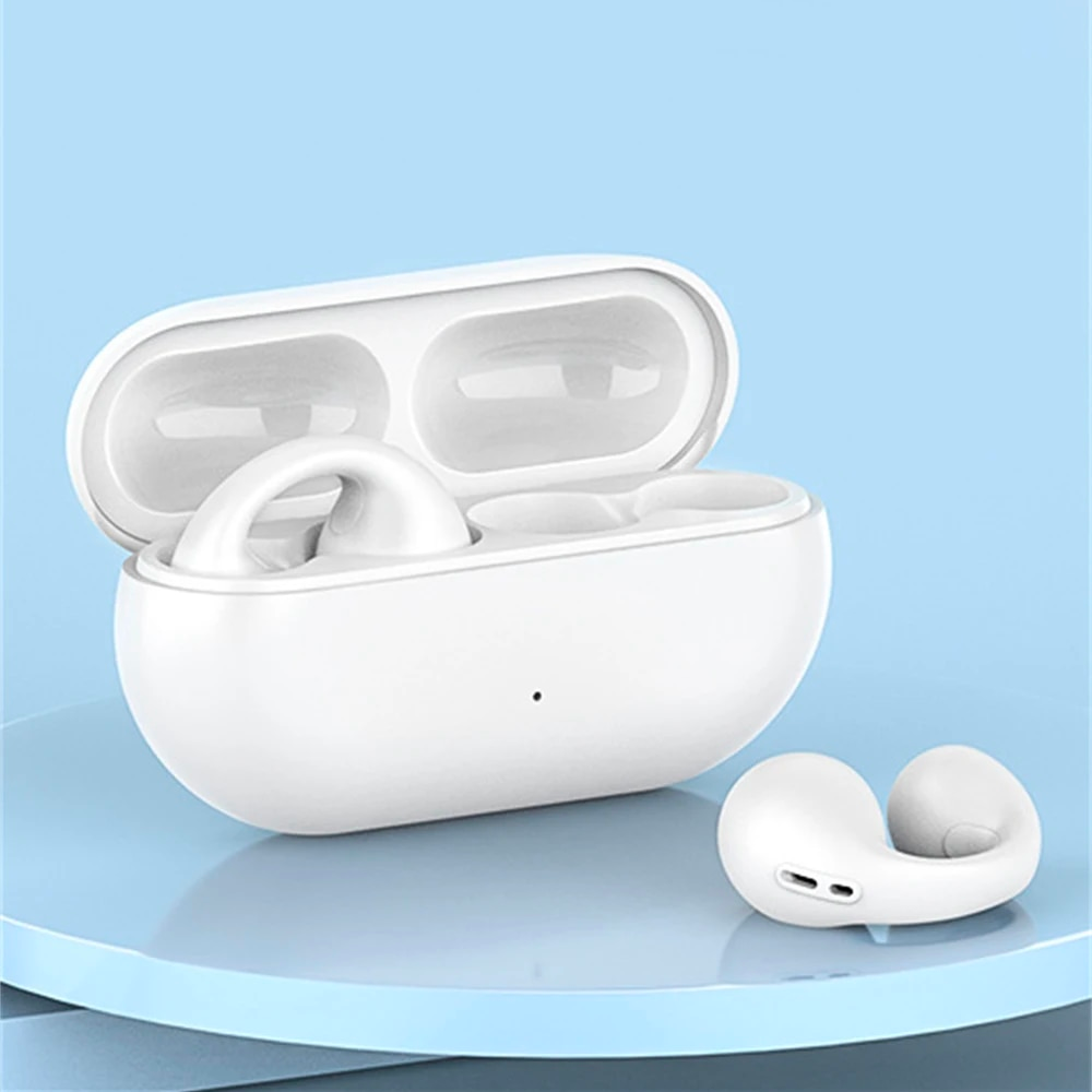Écouteurs Bluetooth sans fil Rechargeables Conduction Osseuse Pince d'Oreille