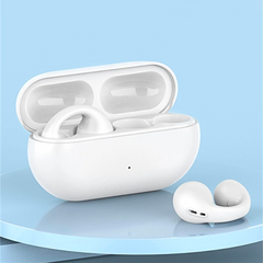 Écouteurs Bluetooth sans fil Rechargeables Conduction Osseuse Pince d'Oreille