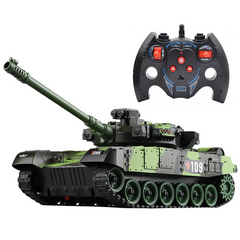 Tank Jouet avec Télécommande à l'Échelle 1:30 avec Effets Sonores et Lumières