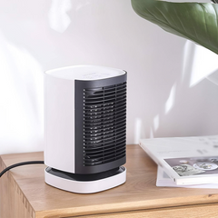 Mini Chauffage Électrique Portable 950W Bureau Ventilateur Chauffant Oscillant