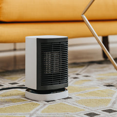 Mini Chauffage Électrique Portable 950W Bureau Ventilateur Chauffant Oscillant