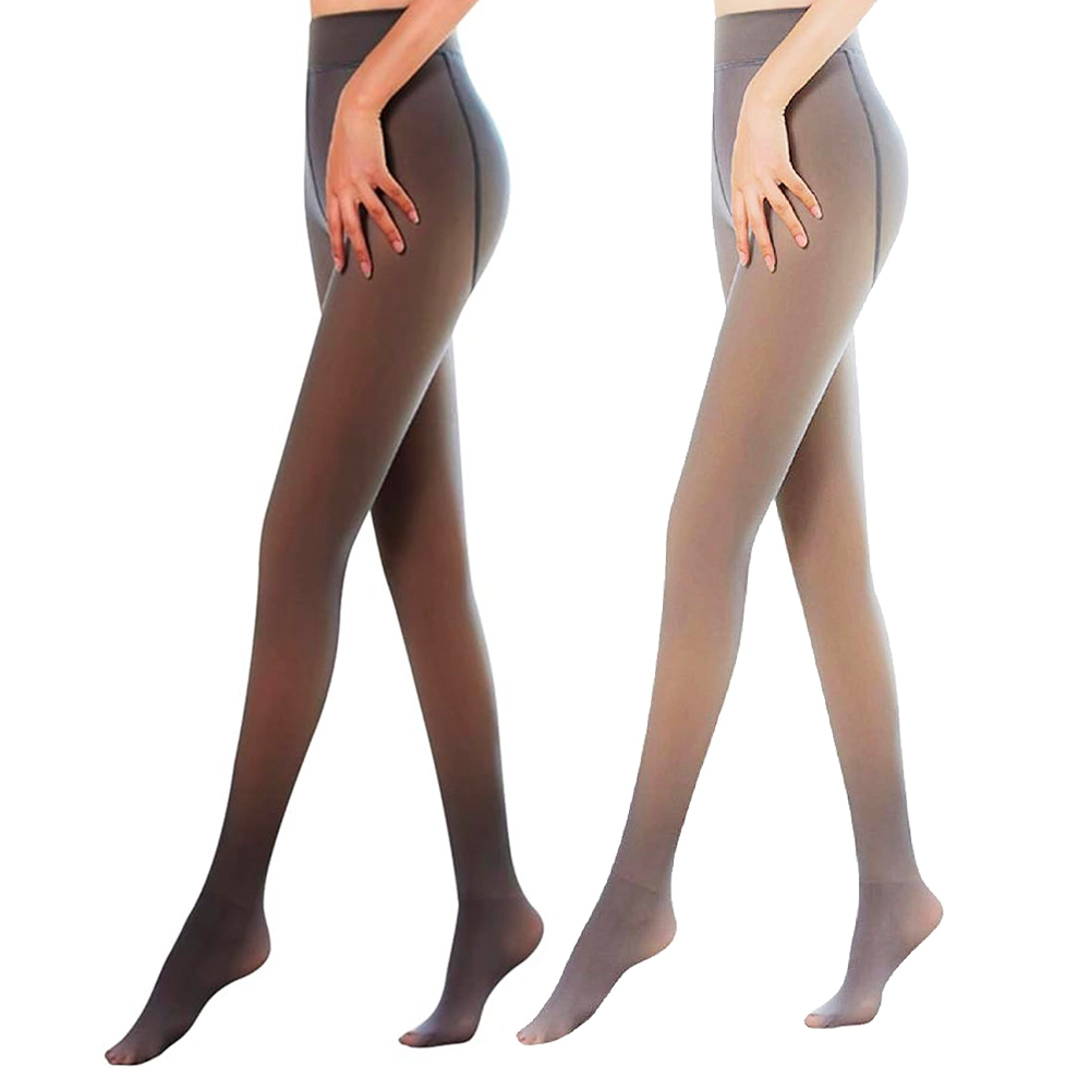Collants thermiques d'hiver avec effet transparent de collants femme 180 deniers