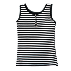 Débardeur thermique épaules larges femme avec intérieur polaire rayé extensible