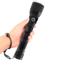 Lampe poche LED puissante batterie au Lithium USB rechargeable ZOOM 5m étanche