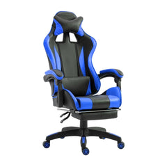 Chaise de bureau Gaming AZRACE simili-cuir avec repose-pieds inclinable 150°