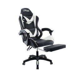 Chaise de bureau Gaming AZRACE simili-cuir avec repose-pieds inclinable 150°