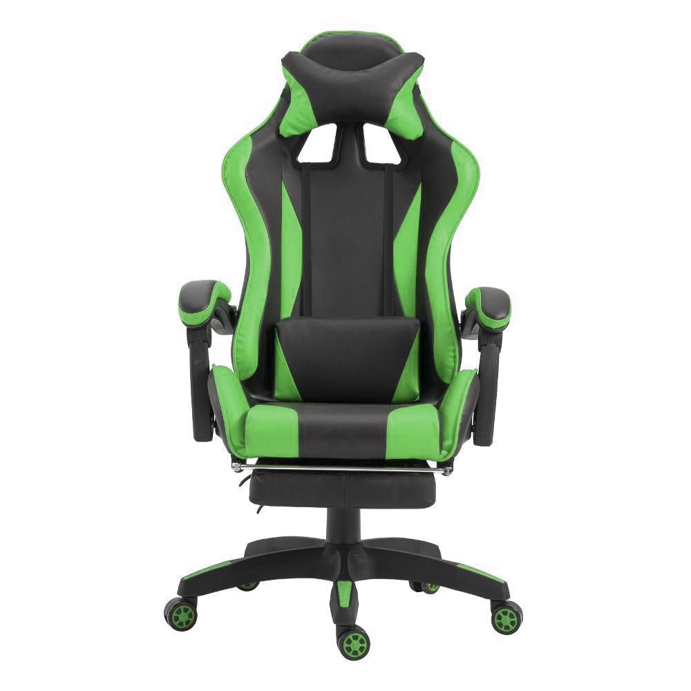 Chaise de bureau Gaming AZRACE simili-cuir avec repose-pieds inclinable 150°