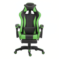 Chaise de bureau Gaming AZRACE simili-cuir avec repose-pieds inclinable 150°