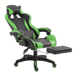 Chaise de bureau Gaming AZRACE simili-cuir avec repose-pieds inclinable 150°
