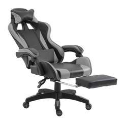 Chaise de bureau Gaming AZRACE simili-cuir avec repose-pieds inclinable 150°