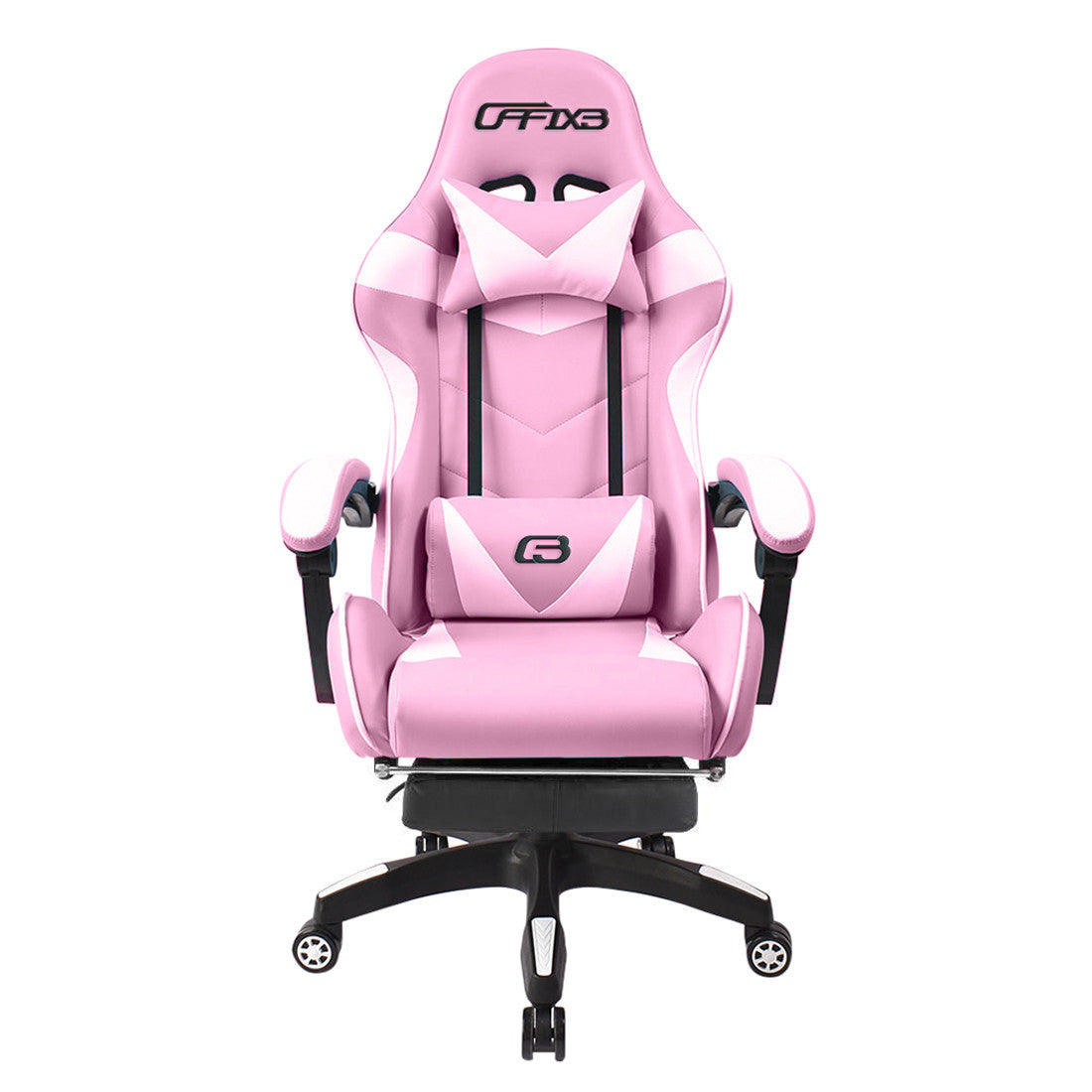 Chaise de bureau Gaming AZRACE simili-cuir avec repose-pieds inclinable 150°