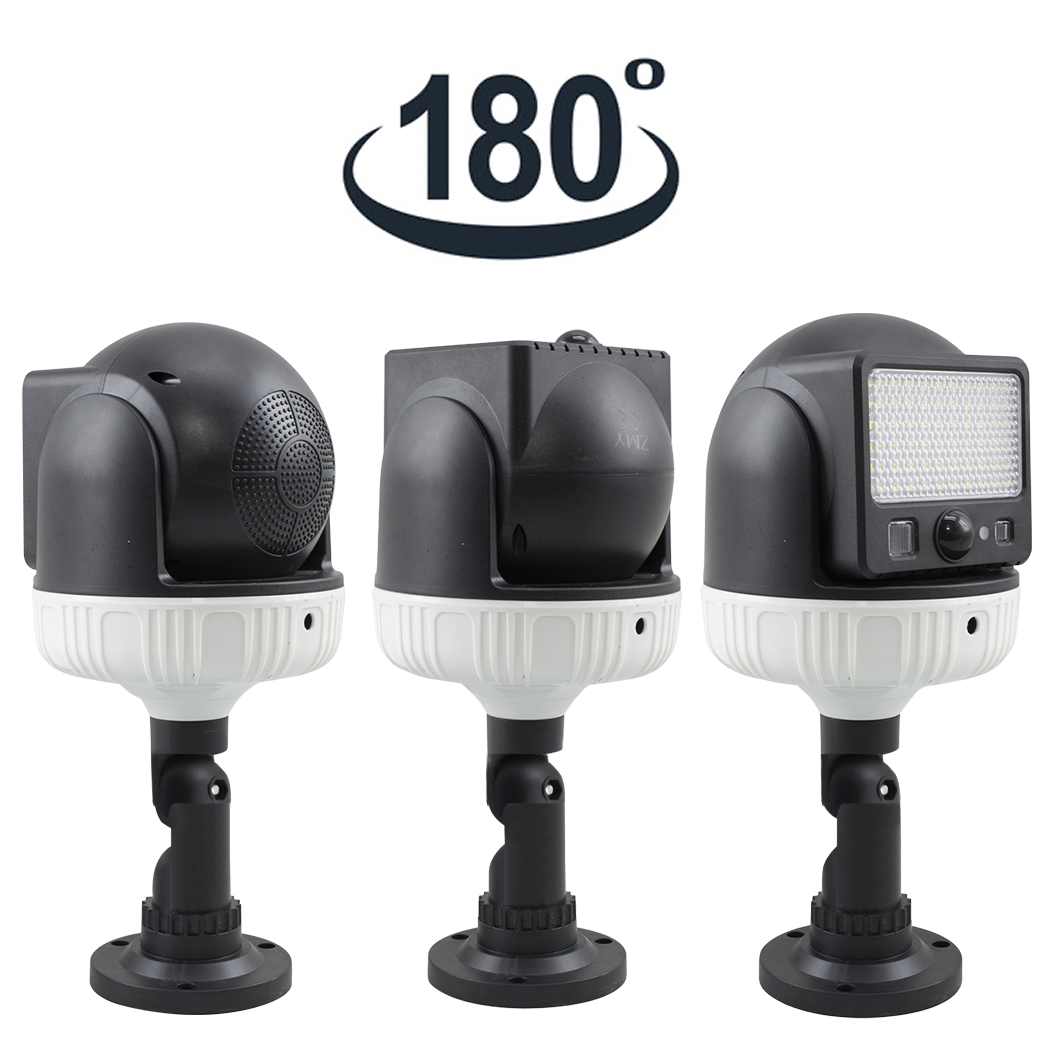 Lampe Solaire Rechargeable Panneau Solaire Détecteur de Mouvement Télécommande