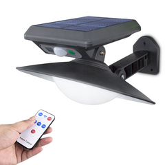 Lampe LED Rechargeable à Solaire IP65 avec Télécommande  Détecteur Infrarouge